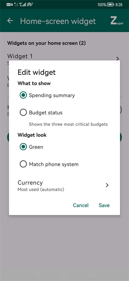Currency switched to automatic