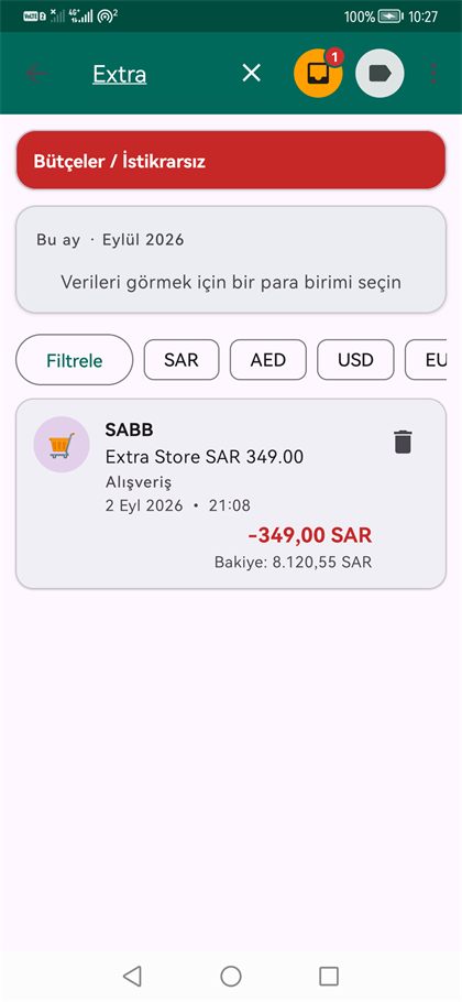 İşlemlerde arama